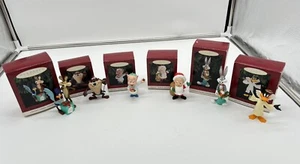 Lot Of 6 Hallmark Looney Tune 1990s Christmas Ornaments Taz Road Runner Bugs - Picture 1 of 20