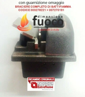 BRACIERE CON BATTIFIAMMA STUFA PELLET MAROCCHI ROSSANA ROSSANA PLUS ANTONELLA