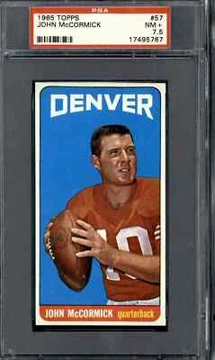 1965 Topps #57 John Mccormick - PSA 7.5 - Image 1 of 2