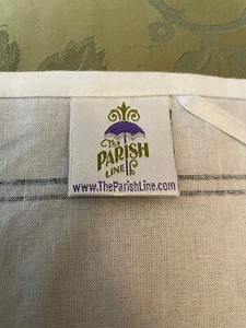 The Parish Line "Let The Good Times Roll" Kitchen/tea Towel Black & white 17x21" - Picture 1 of 10