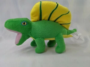 Walmart Green Yellow Dinosaur Plush 7 Inch Stuffed Animal Toy - Picture 1 of 5