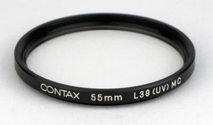 CONTAX 55 55mm L39 UV MC filter / GENUINE ORIGINAL VINTAGE / Made in JAPAN - Picture 1 of 3