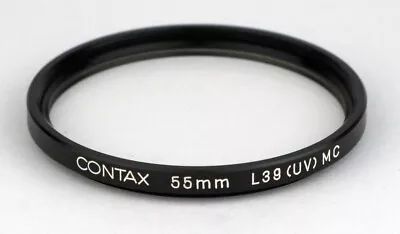 CONTAX 55 55mm L39 UV MC filter / GENUINE ORIGINAL VINTAGE / Made in JAPAN - Image 1 of 3