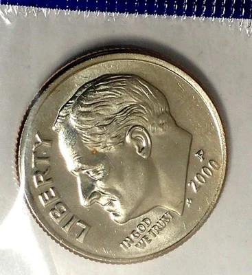 2000-P 10C Roosevelt Dime BU M/S 18cl0501 - Image 1 of 2