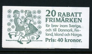 SWEDEN 1690a (1681-90), 1988 MIDSUMMER CELEBRATION, CMPT BKLT, MNH (SWE1586) - Picture 1 of 3