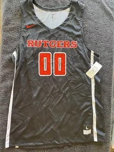 New Nike Rutgers Scarlet Knights Basketball Game Jersey Size Large L (Black) - Picture 1 of 12