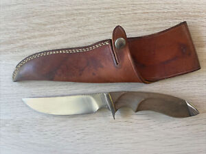 Gerber USA 525S Presentation Fixed Blade Knife Macassar Ebony Handle Sheath 1973