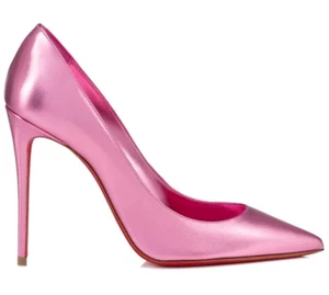 Christian Louboutin So Kate 120 pointed toe Metallic Pink pumps 37.5 - Picture 1 of 11