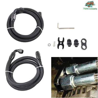Oil cooler Adapter Hose Kit For BMW E36 Euro E82 E90 E92 93 E9X 135i 335i E46 M3 - Image 1 of 4