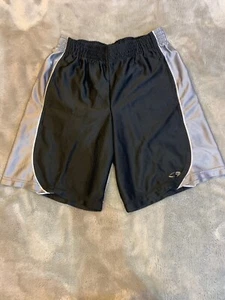 Youth Boys Size Small Champion Black Gray Athletic Shorts GUC - Picture 1 of 6