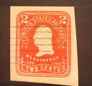 1732 1799 George Washington Postage Stamp Two Cents OLD RARE RARE RARE - Picture 1 of 2
