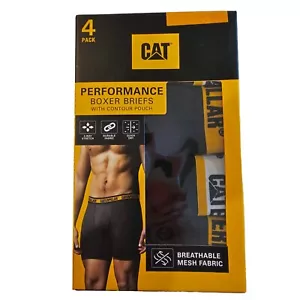 Caterpillar CAT Men's Performance Boxer Briefs 4 pack Contour Pouch - Picture 1 of 10