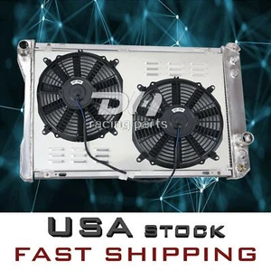 951 3 Row Aluminum Radiator Shroud Fan For 1982-92 Chevy Camaro Pontiac Firebird - Picture 1 of 11