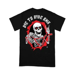Die to Ride BMX - Big Skull Ripper - Mens T-Shirt - Black - Picture 1 of 6
