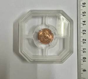 Coin 1 CENTIME Belgium Leopold II 1901 MS64 Graded Geni REF91033 - Picture 1 of 5