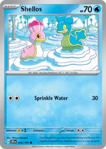 x4 Shellos - 046/191 - Common Pokemon SV08 Surging Sparks M/NM - Picture 1 of 1
