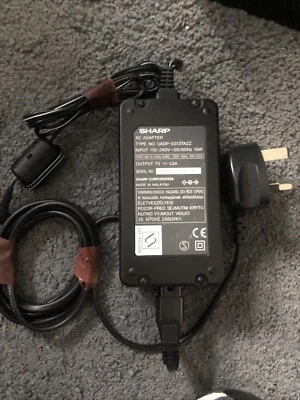 SHARP UADP-0313TAZZ AC Power Adapter Charger for Sharp Camcorders Genuine  - Image 1 of 2
