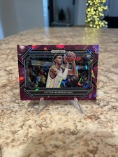 2023 Prizm Draft Picks Victor Wembanyama Rc #2 Variation Purple Cracked Ice /149