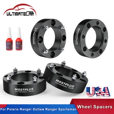 4 piezas espaciadores de rueda de 2" 4x156 mm ATV para Polaris Ranger Outlaw Sportsman Predator Foto 1 de 4