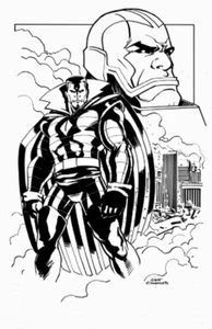 Mr Sinister and Apocalypse by Gene Gonzales Original Art Commission Sketch 11x17 - Picture 1 of 1