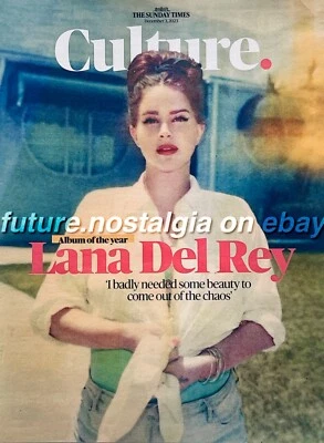 LANA DEL REY Sunday Times CULTURE supplement magazine December 2023 - Image 1 of 4