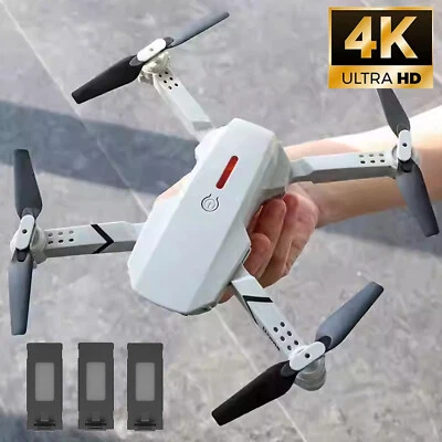 Faltbar WiFi Drohne Mit 4K-HD GPS Kamera Selfie RC Quadrocopter Drone + 3 Akkus - Bild 1 von 4