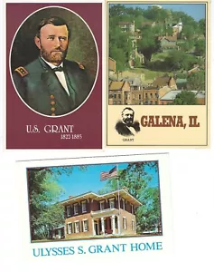11 postales de Ulysses S. Grant de casas de Galena, Illinois - Imagen 1 de 8