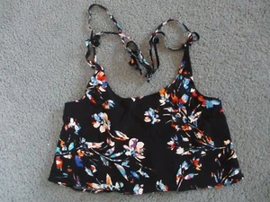 SALE! Neu mit Etikett, Olivaceous Gr. M Print gefüttert Crop Tank - Bild 1 von 3