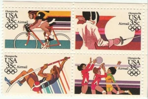 Scott C109-C112 35¢ Summer Olympics MNH Free shipping in USA!! - Picture 1 of 1