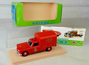 Eligor #1160 "D'ile de France" 1964 Peugeot 404 Fire Pick-up 4 1/8" Mint W/Box - Picture 1 of 12