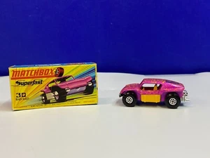 1970 LESNEY MATCHBOX SUPER FAST #30 BEACH BUGGY UNPLAYED WITH NICE BOX !! - Picture 1 of 13