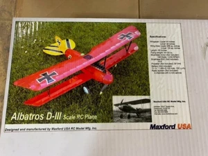 MAXFORD USA Albatros D-III, EP 40" ARF - Picture 1 of 4