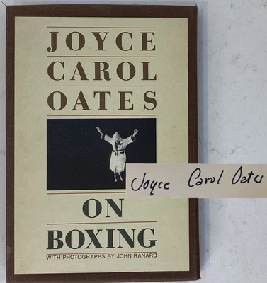 Joyce Carol Oates On Boxing SIGNED, Numbered 141/250, 1st, in slipcase 1987 - Image 1 of 4