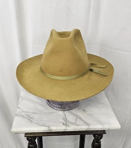 Cappello leone vintage 10x cappello da cowboy in feltro 7 1/8 - Foto 1 di 14