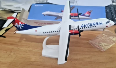 Air Serbia ATR-72-500 YU-ALN Snap It - Scala 1:100 PPC - Immagine 1 di 4