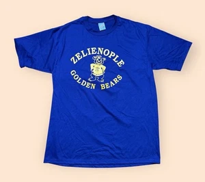 Vintage Zelienople High Golden Bears T Shirt Men’s XL Purple Vtg 90s Pittsburgh - Picture 1 of 4