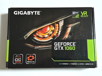 Gigabyte Geforce Gtx 1060 6gb Short Gpu Compact Gaming Graphics Card Working - Image 1 of 4
