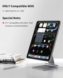 KU XIU X33 Pro Max Magnetic Charging Stand for iPad Pro 11-inch M4 2024 - Afbeelding 1 van 9