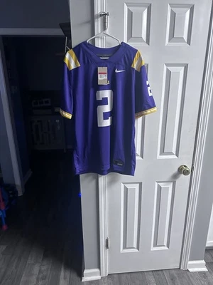 Camiseta deportiva LSU Tigers Justin Jefferson Nike nueva con etiquetas talla grande Foto 1 de 4