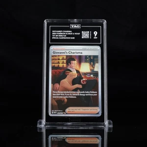 TAG 9 Giovanni's Charisma 204/165 Sv: Scarlet & Violet 151 Holo - Picture 1 of 3
