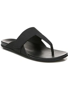 NATURALIZER Womens Black Hook & Loop Genn-twirl Wedge Thong Sandals 6.5 M - Picture 1 of 2