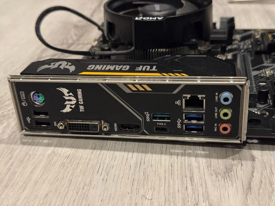 Asus Tuf B450 Motherboard Amd Ryzen 3 Cpu Combo Gaming Pc Desktop Atx Durable - Image 1 of 4