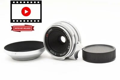 [Casi COMO NUEVO] RICOH GR 28 mm f2,8 MF Lente Prime Leica LTM L39 Plateada de JAPÓN Foto 1 de 4