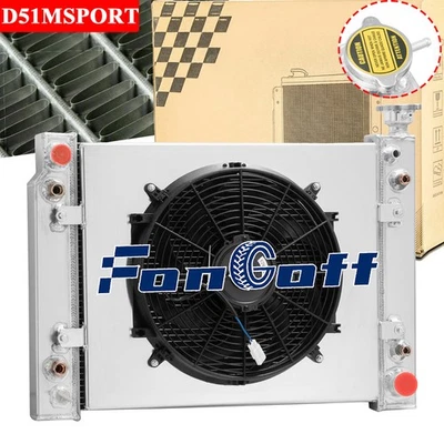 3 Row Radiator Shroud Fan for 88-93 Chevy GMC C/K 1500 2500 3500 4.3 5.0 5.7L - Image 1 of 4