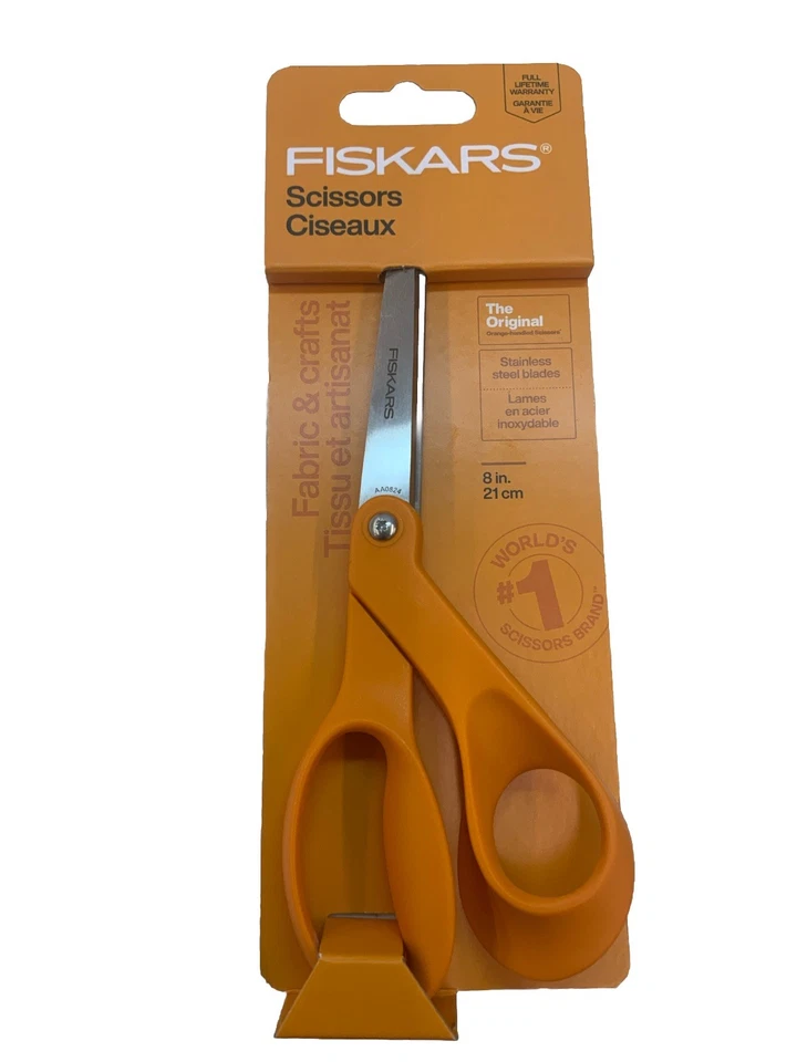 FISKARS Scissors, Right-handed, 8-in. 194510 NEW/ FREE SHIP🔥 - Image 1 of 2