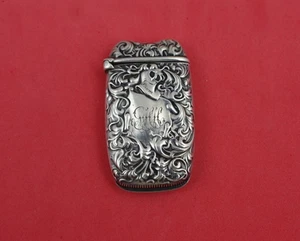 Heraldic by Whiting Sterling Silver Match Safe #1227 wt 1.0ozt  2 1/2" - Picture 1 of 2