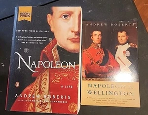 Andrew Roberts 2 Paperback Book Lot Napoleon : A Life & Napoleon & Wellington - Picture 1 of 2