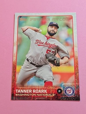 2015 Tanner Roark Topps #30 Future Stars  - Image 1 of 2