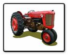 MASSEY HARRIS RED FARM TRACTOR 15" HEAVY DUTY USA MADE METAL ADVERTISING SIGN
