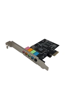 High-Performance ASMedia ASM1083 PCIe Soundcard Enhanced Audio with CMI8738 Chip - Photo 1/5